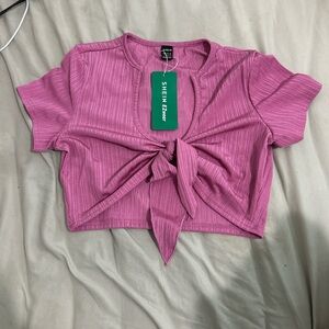 Pink Crop top